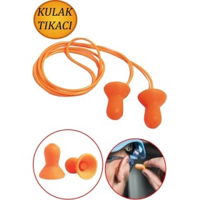 Resim Kulak Tıkacı 26 Db Yıkanabilir Ipli Tıkaç Gürültü Ses Önleyici Yüzme Su Kaçma Kulak Koruyucu 