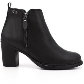 Resim Gönderi R Kadın Siyah Fermuarlı Kalın Topuklu Bot Gkzb13420431 Siyah 