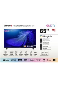 Resim Dreamstar 65" 165cm 4K FHD Qled Google Tv 