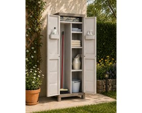 Resim Csb Store Çok Amaçlı Plastik Dolap Bahçe Balkon Depolama Dolabı 65X45X182 cm 