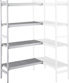 Resim Professional Köşe Tip Etejer 373x1541 Mm, H=1700 Mm ACS1537 