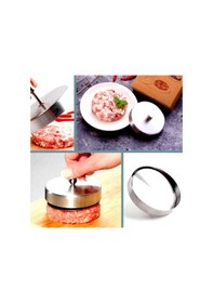 Resim Omeniv Paslanmaz Çelik Hamburger Pres Hamburger Köfte Kalıbı 