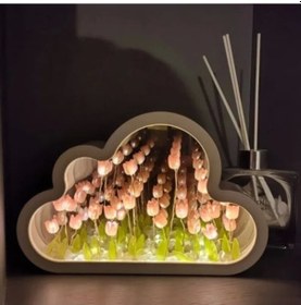 Resim El Yapımı Büyük Boy Bulut Gece Lambası 