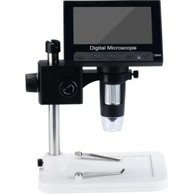 Resim Derin Stok 1000X 2.0mp USB Dijital Elektronik Mikroskop 8 LCD Ekran VGA Büyüteç DM4S 