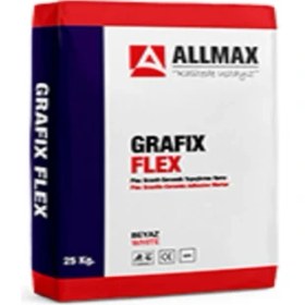 Resim Allmax Grafix Flex Granit Yapışıtırıcı Beyaz 25 Kg. 
