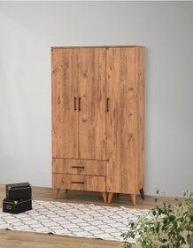 Resim Azra'dan 3 Kapaklı Gardrop Atlantik Çam 