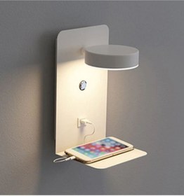 Resim Vonalight Telefon,Kitap Tutucu,Okuma Lambası,Yatak Başı Aplik,Usb Sarj Girişli 3000K 