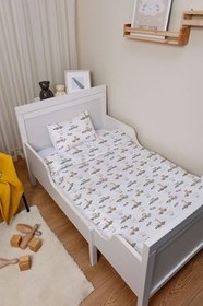 Resim Organik Park Yatak Nevresim Takımı (80x120) - Minik Yarışçılar 80 x 120 