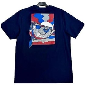 Resim Columbia Csc M Pfg Tarpon Shine Ss Tee Erkek Kısa Kollu Tişört Cs0420 Lacivert 