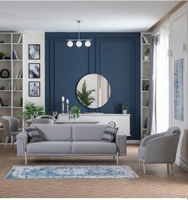 Resim Alaçatı Koltuk Takımı 3+1 Gri 