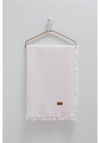 Resim Caramell Müslin Battaniye Muslin Blanket 120x120 Pembe 