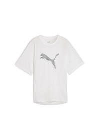 Resim Puma Evostripe Puma Graphic Tee Kadın T-Shirt-Beyaz 
