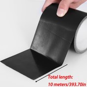 Resim 1 Rulo 10m Ağır Hizmet Süper Yapışkan Kumaş Boru Bandı - Karo Bağlama, Zemin Koruma, DIY Tamir, Plastik Yüzey Uyumlu, Rüzgar/Kum/Böcek Geçirmez, Ev ve Dış Mekan Projeleri için Çok Yönlü Kullanım, Ev için Boru Bandı, Çok Yönlü Bant, Güçlü Yapıştırıcı, Toz Geçirmez Bant 