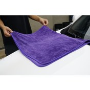 Resim Max Shine Kurulama Havlusu- Purple Single Twisted Loop Drying Towel 600gsm 60x90cm 