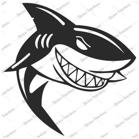Resim Köpek Balığı Köpekbalığı Sticker 00442 