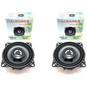 Resim FullSound 10cm 110Watt Tweeterli Hoparlör - 2Adet 