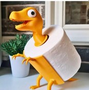 Resim Jian Fan Dinozor Kağıt Rulo Tutucu 3d Baskısüleri 