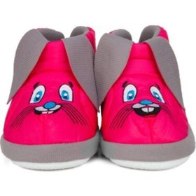 Resim Doktorterlik Unisex Çocuk Pembe Ev Kreş Ayakkabısı Panduf 