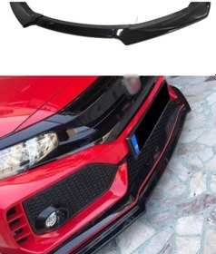 Resim Honda Civic Fc5 Ön Lip 3 Parça Plastik 