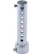 Resim Lasonstiges Gümüş Motosiklet Egzoz Kutusu Susturucu Ekleme Bölme Db Killer Susturucu 35mm X 140mm 