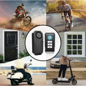 Resim HPYTECH Bisiklet Motosiklet Alarm Cihazı Uzaktan Kumandalı Hırsızlık Önleyici Sistem 