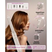 Resim Aria 8 In 1 İyon Özellikli Saç Kurutma ve Şekillendirme seti - Champagne 