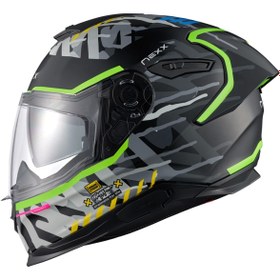 Resim Nexx Y.100R Urbangram Mat Siyah Kask 
