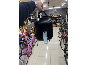 Resim Ümit Bisiklet Bisiklet Ön Çanta - Poly Pocket Karakterli, Kız Gidon Çantası 