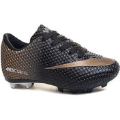 Resim Celira Wlk Siyah Altın Krampon Erkek Çocuk Futbol Ayakkabı Siyah 