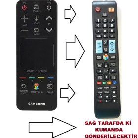 Resim Ata Elektronik Samsung Dokunmatik Air Mouse Mause Sihirli Yerine Tuşlu Tüm Modellerine Uyumlu Akıllı Kumandası 1078 