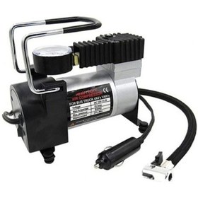 Resim Metal Lastik Hava Kompresörü 12 Volt 150 Psı Kompresör Bot Yatak Şişirme Pompası 