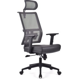 Resim Herkese Mobilya Perla Siyah Fileli - Deri Pls Makam Koltuğu Ofis Koltuğu 