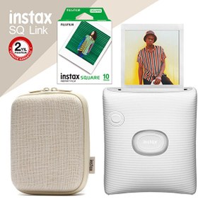 Resim Fujifilm Instax Sq Link Beyaz Ex D Akıllı Telefon Yazıcısı Ve Hediye Seti 3 