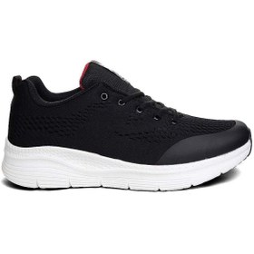 Resim Best Of Siyah Erkek Sneaker Günlük Spor Ayakkabısı Esnek Tabanlı Rahat Ergonomik Ortopedik 231 