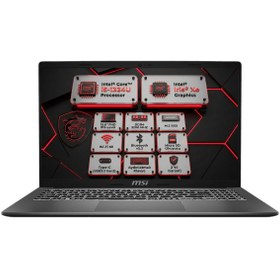 Resim MSI Modern 15 i5-1334U 16GB 512GB SSD 15.6" FHD Freedos Laptop, Notebook F13MG-869XTR 