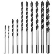 Resim Belle Seramik Mermer Fayans Için 10 Adet Çok Fonksiyonlu Büküm Spiral Bit (Yurt Dışından) 