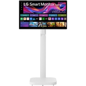 Resim LG 31.5" Swing 32U889SA-W 5ms 4K UHD IPS Dokunmatik Tekerlekli Standlı Smart Monitör 
