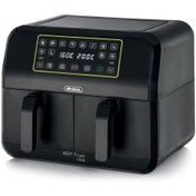 Resim Airy Fryer Dual Çift Hazneli XXL 8 L 1700 W Airfryer Sıcak Hava Fritözü Ariete