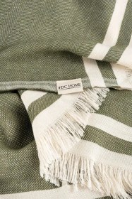 Resim Alinda Pamuklu Kaymaz Terletmez Koltuk Örtüsü 170x230 - Yeşil Yeşil 