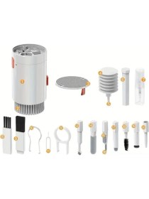 Resim Demir Grup cc Buffer® 20 Parça Çok Fonksiyonlu Bilgisayar Temizleme Seti Klavye Cep Telefonu Kablosuz Kulaklık Temizleme Kalemi Toz Alma Multi Temizlik Kiti 20IN1 