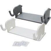 Resim 31 X 12cm Filli Tutacaklı Plastik Etejer 4881 Çok Renkli 