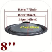 Resim Cloud011 Siyah Mat Kauçuk 8 Inç Boynuz Kağıt Başlık Aksesuar Seti Dayanıklı Torbalı 