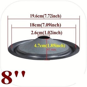 Resim Cloud011 Siyah Mat Kauçuk 8 Inç Boynuz Kağıt Başlık Aksesuar Seti Dayanıklı Torbalı 