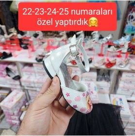 Resim patik ayakkabı KIZ ÇOCUK TOPUKLU AYAKKABI 