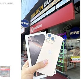 Resim Apple iPhone 16 Pro Max İkinci El YD | 256 GB | Çöl Titanyum 