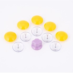 Resim Nevto Nevresim Tokası En fazla 3 cm Kalinlikta 1 adet INCE Yorgan-Battaniye icin Sarı 