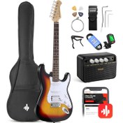 Resim Donner DST-100S ST Elektro Gitar Seti (Sunburst) 
