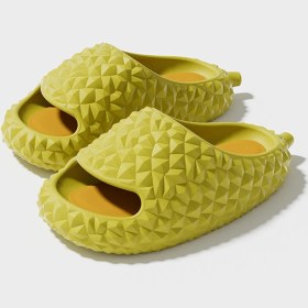 Resim Intragdou Durian Çift Komik Moda Kapalı Ev Eva Kalın Tabanlı Terlik (Yurt Dışından) 