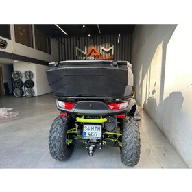 Resim 180 Litre Atv Arka Çanta Arka Bagaj Segway Yazılı Siyah 