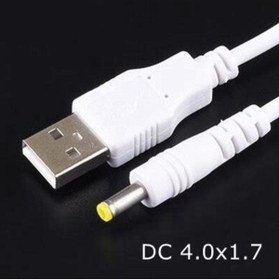Resim Mykablo Usb To 4.0x1.7 Mm Dc Güç Kablosu 50 Cm 